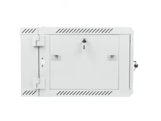 Szafa instalacyjna RACK wisząca dwusekcyjna 19'' 6U 600x600 drzwi szklane Lanberg  - szara