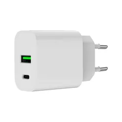 Ładowarka sieciowa ART GaN 20W USB-C PD   USB QC