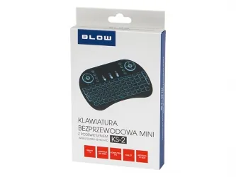 Bezprzewodowa klawiatura 2,4GHz Blow MINI KS-2 z podświetleniem