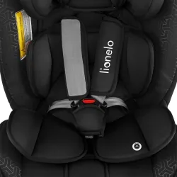 Fotelik samochodowy LIONELO SANDER czarny 0-36 kg ISOFIX180°