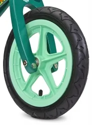 Rowerek biegowy drewniany Caretero Toyz Zap pompowane koła 12&quot; - zielony