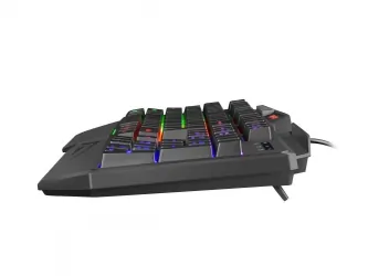 Klawiatura dla graczy z podświetleniem RGB FURY SKYRAIDER + mata + mysz + słuchawki + pad
