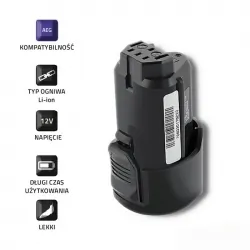 Bateria akumulator do AEG Qoltec L1215 L1215R 12V 1500 mAh