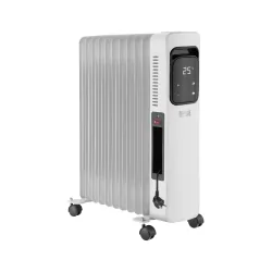 Grzejnik olejowy 2500W 11 zeberek z wyświetlaczem LCD, sterowany pilotem