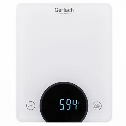 Elektroniczna waga kuchenna LED Gerlach GL 3172w do 10 kg biała