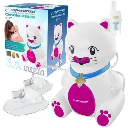Inhalator nebulizator kompresorowy Esperanza KITTY astma alergia katar