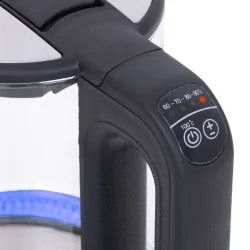 Czajnik elektryczny z regulacja temperatury Mesko MS 1301b szklany 1,7 L - czarny