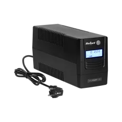 Zasilacz awaryjny komputerowy UPS REBEL Nanopower Plus 850 offline 850VA 480W LCD USB RJ45
