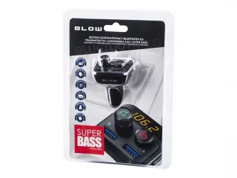 Transmiter FM BLOW Bluetooth 5.0 zestaw głośnomówiący