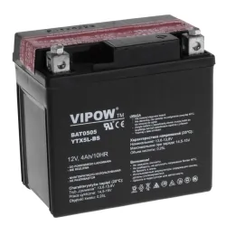 Akumulator  VIPOW typ MC do motocykli 12V 4Ah