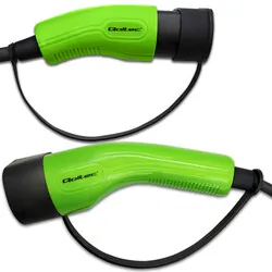 Kabel EV Typ 2 do ładowania samochodów elektrycznych Qoltec 11kW 400V 16A 5 m