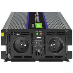Przetwornica napięcia Qoltec Monolith 4000 MS Wave 12V/230V 2000W/4000W USB
