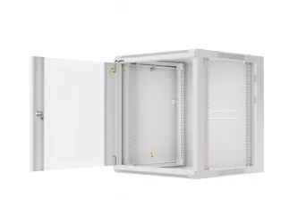 Szafa instalacyjna RACK wisząca 19'' 12U 570x600 drzwi szklane Lanberg  - szara