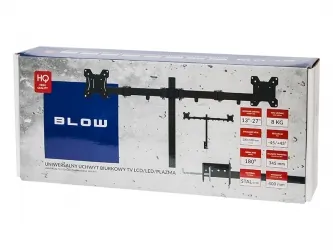 Uchwyt biurkowy do dwóch monitorów TV LCD 13