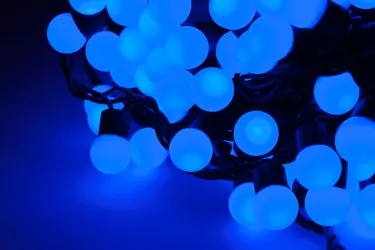 Lampki ozdobne choinkowe niebieskie wewnętrzne LED 100 szt 10 m