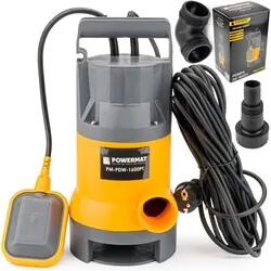 Pompa zatapialna z pływakiem do wody czystej brudnej szamba 1600W Powermat PM-PDW-1600PT