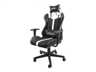 Fotel GAMINGOWY FURY  AVENGER XL czarno-biały