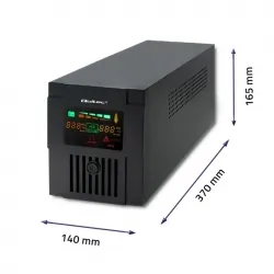 Zasilacz awaryjny UPS Qoltec Monolith 1200VA 720W LCD USB RJ45