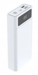 Powerbank 40000mAh 2xUSB QC PB40A USB-C biały