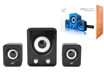 Zestaw głośników komputerowych LTC 2.1 11W USB5V czarne