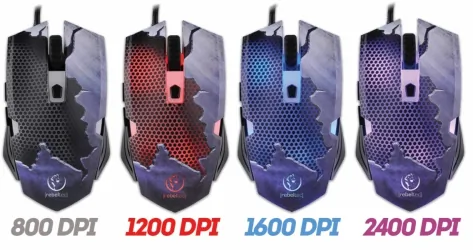 Optyczna mysz dla graczy Rebeltec HORNET 2400 DPI 