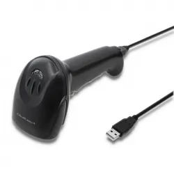 Czytnik kodów kreskowych 1D CCD Qoltec USB - czarny