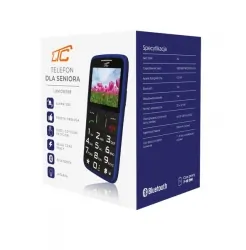 Telefon komórkowy dla seniora BT LTC MOB20 niebieski SOS aparat