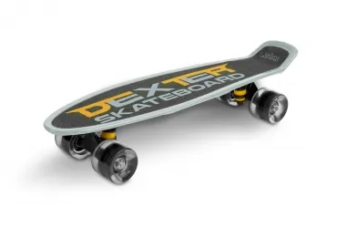 Deskorolka Caretero Toyz DEXTER + kask i ochraniacze - szara