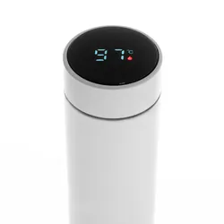 Termos z wyświetlaczem temperatury LED 473ml Adler AD 4506w biały