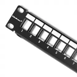 Patch panel do szafy RACK 19&quot; Qoltec  24 porty UTP blank