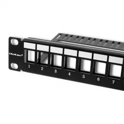Patch panel do szafy RACK 19&quot; Qoltec  24 porty UTP blank