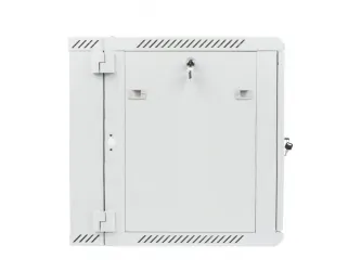 Szafa instalacyjna dwusekcyjna RACK wisząca 19'' 12U 600x600 drzwi szklane Lanberg - szara