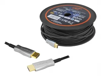 Kabel HDMI męski 50m ETHERNET wzmacniacz pozłacane końcówki 4K