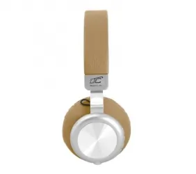 Słuchawki bezprzewodowe bluetooth LTC SYMPHONY mikrofon FM SD AUX - złote