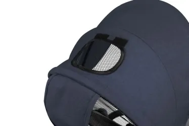 Wózek spacerowy rowerek trójkołowy pchacz 2w1 LIONELO HAARI obracany - jeans