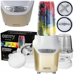 Blender personalny POWERFUL NUTRI Camry CR 4071 1000W + 2 kubki + ostrza