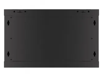 Szafa instalacyjna RACK V2 wisząca 19'' 6U 600x450 drzwi szklane Lanberg  - czarna