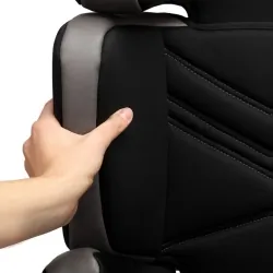Fotelik samochodowy LIONELO HUGO Czarno-szary 15-36 kg ISOFIX