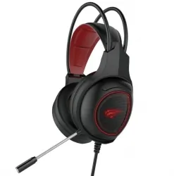 Słuchawki nauszne podświetlane z mikrofonem Havit GAMENOTE H2239D USB+3.5mm