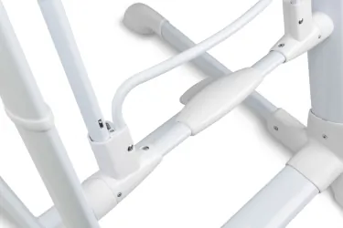 Krzesełko do karmienia huśtawka 2w1 Caretero INDIGO - jasno szare