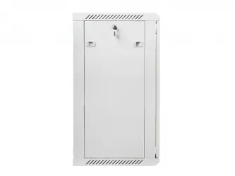 Szafa instalacyjna RACK wisząca 19'' 18U 600x450 drzwi szklane Lanberg - szara