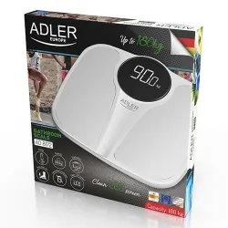 Elektroniczna waga łazienkowa Adler AD 8172 do 180 kg - biała