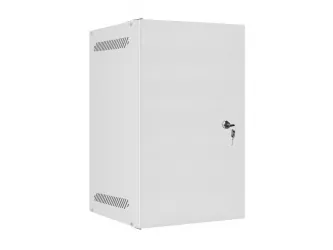 Szafa instalacyjna RACK wisząca 10&#039;&#039; 9U 280x310 drzwi metalowe Lanberg - szara