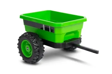 Traktor na akumulator z przyczepką Caretero Toyz Hector akumulatorowiec + pilot - zielony