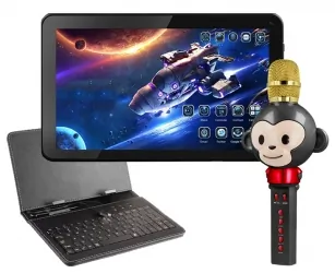 Tablet edukacyjny dla dzieci KIDS z modemem 3G + gry + klawiatura + mikrofon z głośnikiem 2w1