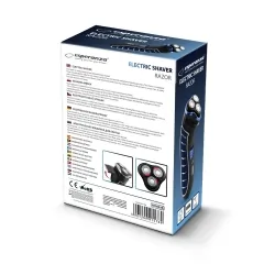 Elektryczna  golarka męska maszynka do golenia Esperanza RAZOR niebieska