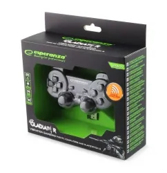 Bezprzewodowy gamepad do PC/PS3 Esperanza GLADIATOR czarny