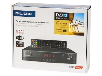 Tuner cyfrowy dekoder DVB-T2 BLOW 4815WIFI H.265/HEVC