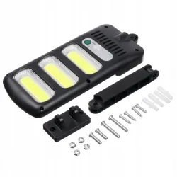 Lampa solarna LED LTC z czujnikiem ruchu i zmierzchu + pilot
