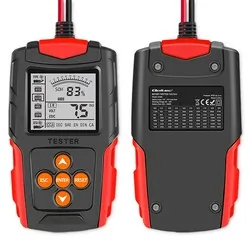 Cyfrowy tester akumulatora z wyświetlaczem LCD Qoltec 12V/24V 3Ah-200Ah